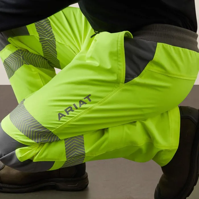 Men Workwear Ariat Rebar DuraStretch PullOn Straight Pant Hi Vis Yellow Men Workwear Ariat Rebar DuraStretch PullOn Straight Pant Hi Vis Yellow