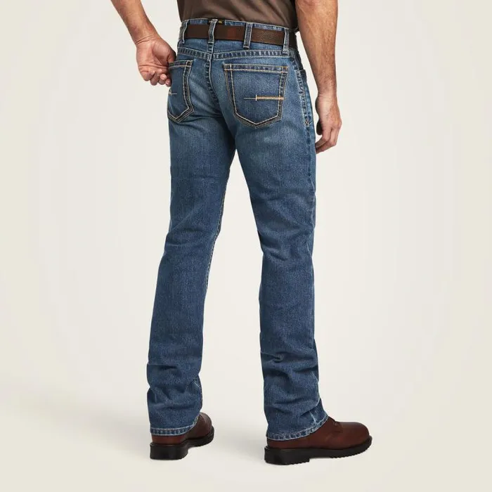 Men Workwear Ariat Rebar M7 DuraStretch Edge Stackable Straight Leg Jean Rico Men Workwear Ariat Rebar M7 DuraStretch Edge Stackable Straight Leg Jean Rico