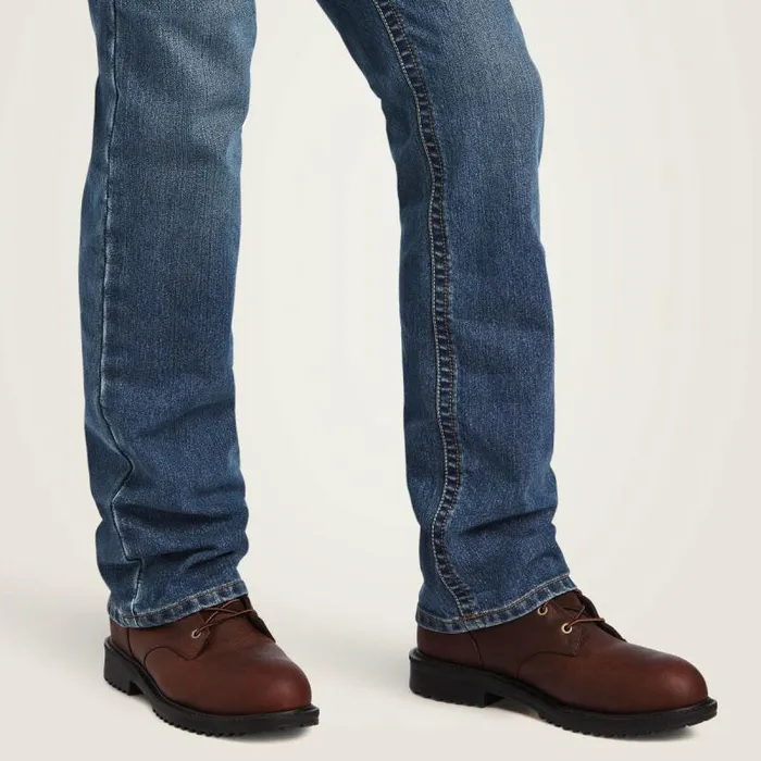 Men Workwear Ariat Rebar M7 DuraStretch Edge Stackable Straight Leg Jean Rico Men Workwear Ariat Rebar M7 DuraStretch Edge Stackable Straight Leg Jean Rico