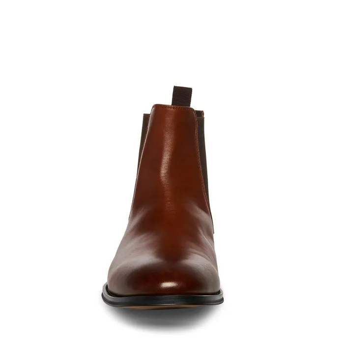 Mens Adamo Brown Leather Steve Madden Boots Mens Adamo Brown Leather Steve Madden Boots