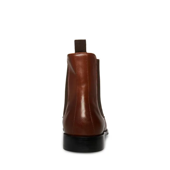 Mens Adamo Brown Leather Steve Madden Boots Mens Adamo Brown Leather Steve Madden Boots