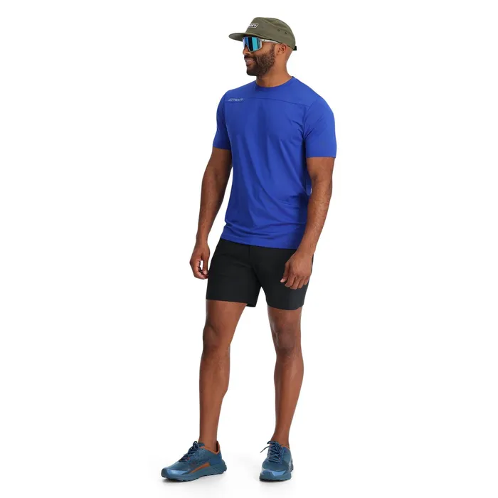 Mens Arc Short Sleeve Tech Tee 8211 Electric Blue Spyder Performance