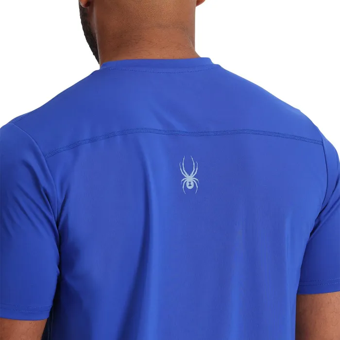 Mens Arc Short Sleeve Tech Tee 8211 Electric Blue Spyder Performance