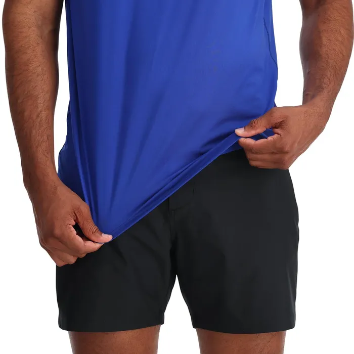Mens Arc Short Sleeve Tech Tee 8211 Electric Blue Spyder Performance
