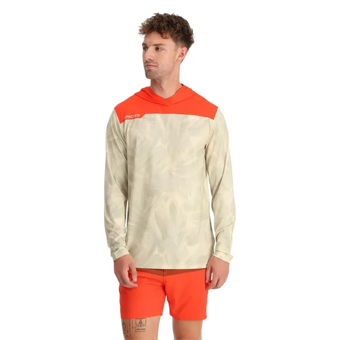 Mens Arc Tech Hoodie 8211 Ash Spyder Performance
