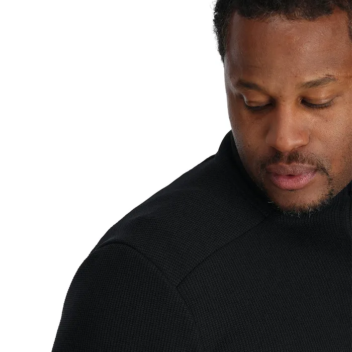 Mens Bandit Full Zip 8211 Black Spyder Fleece