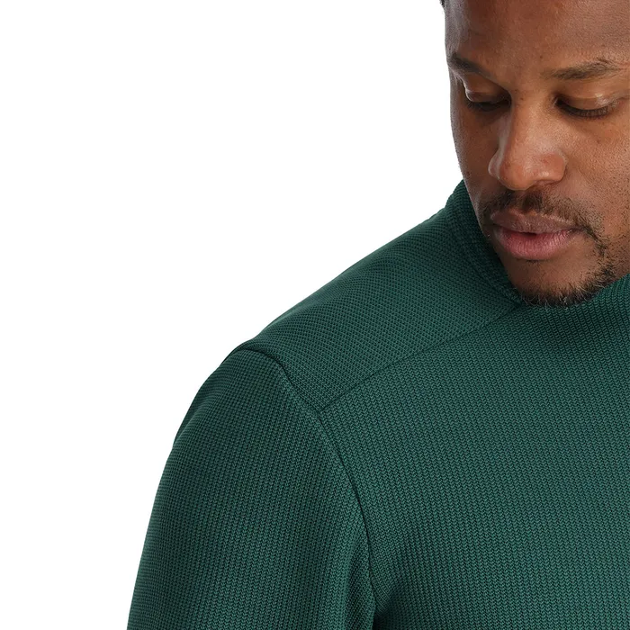 Mens Bandit Full Zip 8211 Cypress Green Spyder Fleece