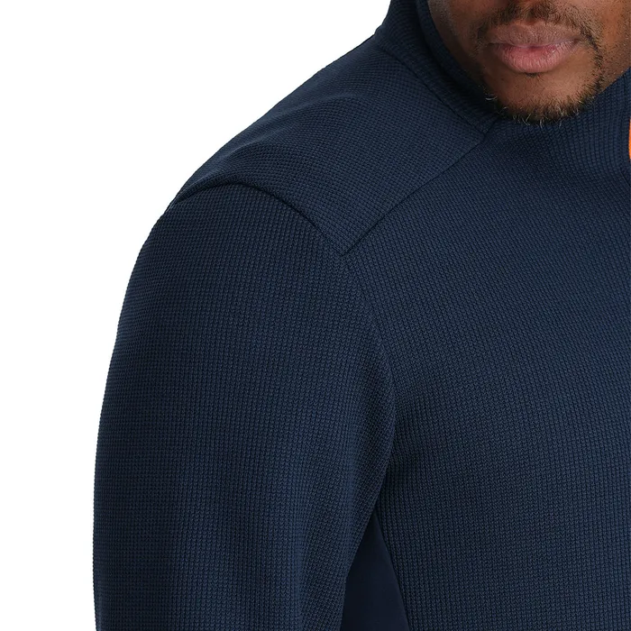 Mens Bandit Full Zip 8211 True Navy Spyder Fleece