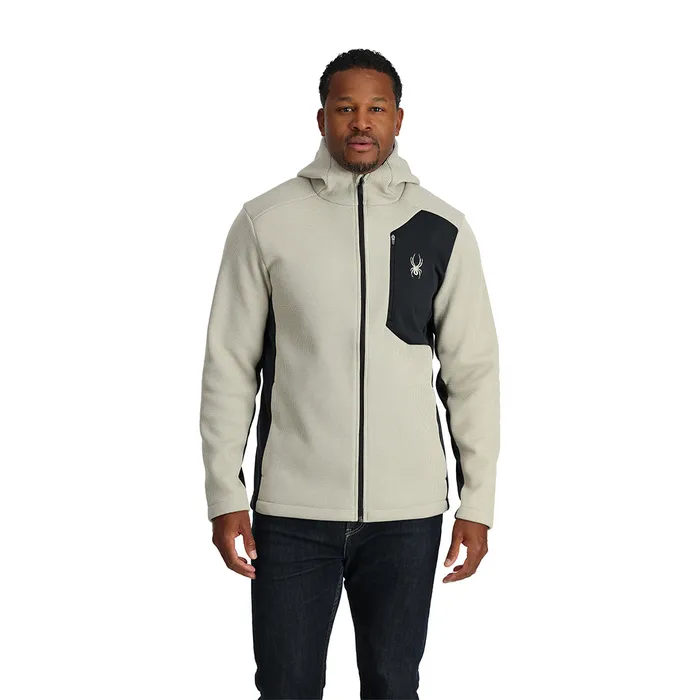 Mens Bandit Hooded 8211 Sandstorm Spyder Fleece