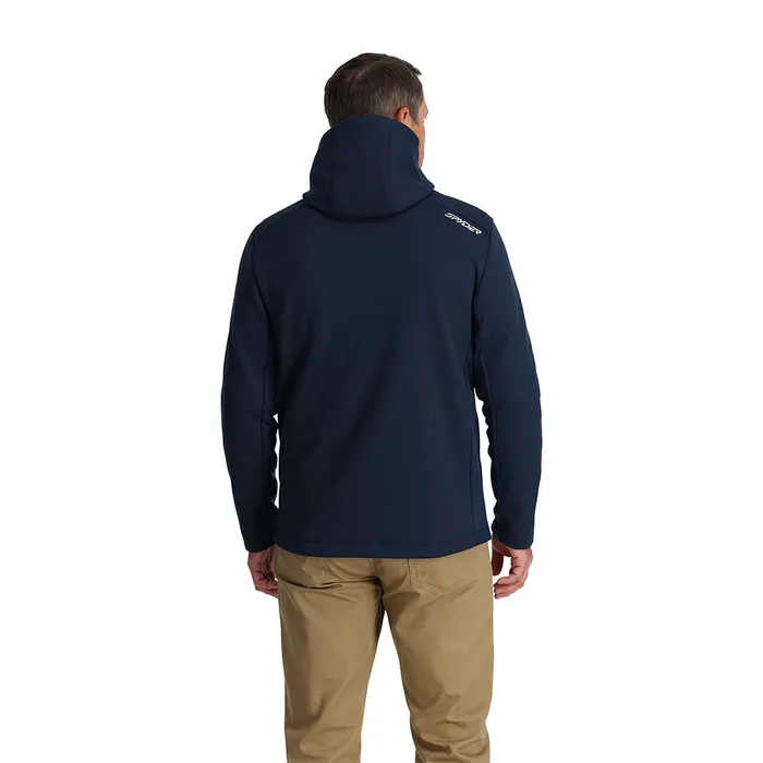 Mens Bandit Hooded 8211 True Navy Spyder Fleece