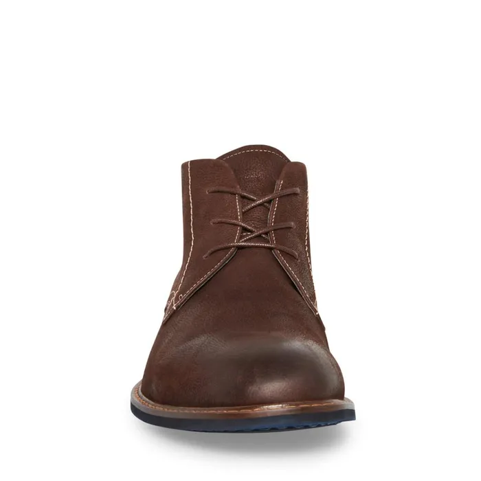 Mens Baran Brown Nubuck Steve Madden Boots Mens Baran Brown Nubuck Steve Madden Boots