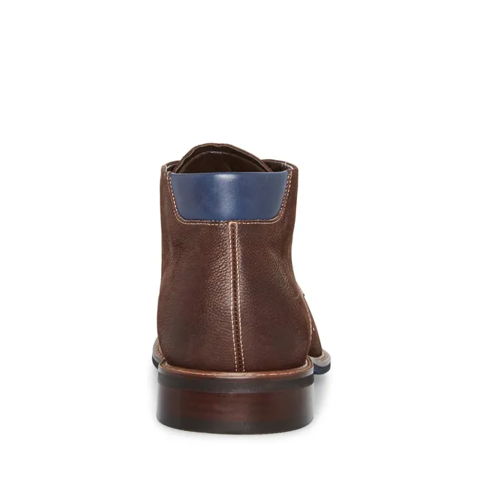 Mens Baran Brown Nubuck Steve Madden Boots Mens Baran Brown Nubuck Steve Madden Boots