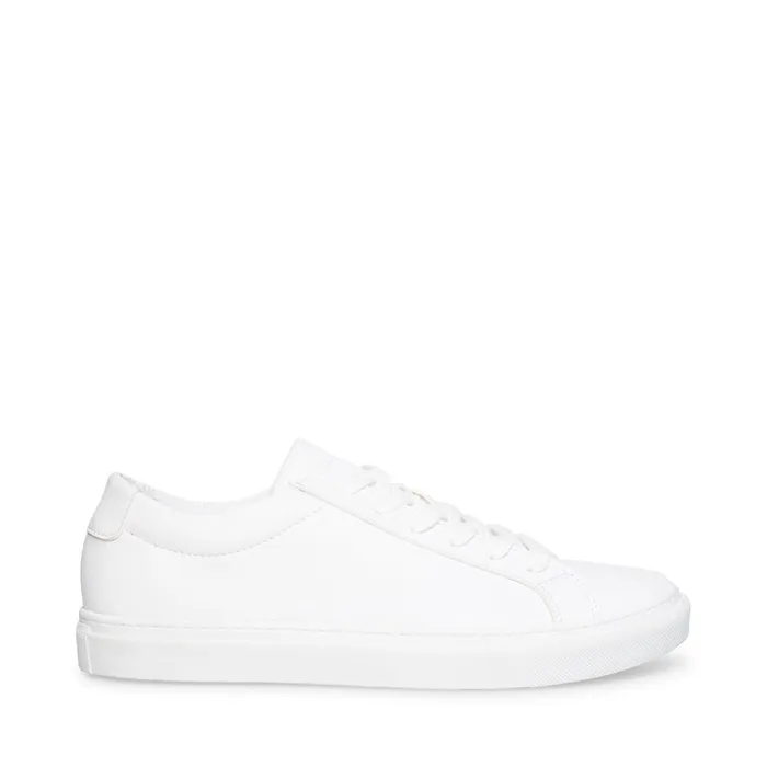 Mens Bolo White Steve Madden Sneakers