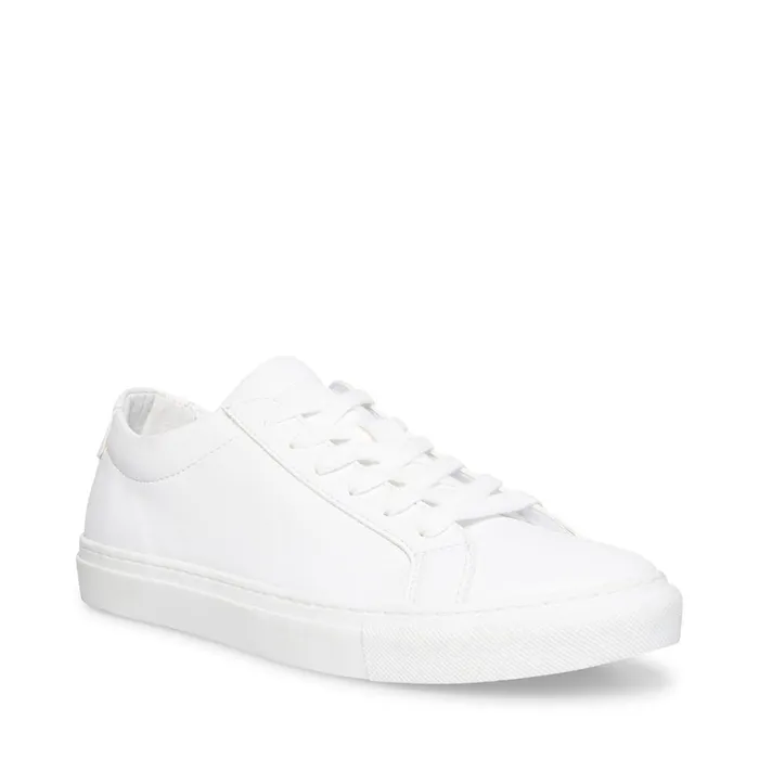 Mens Bolo White Steve Madden Sneakers