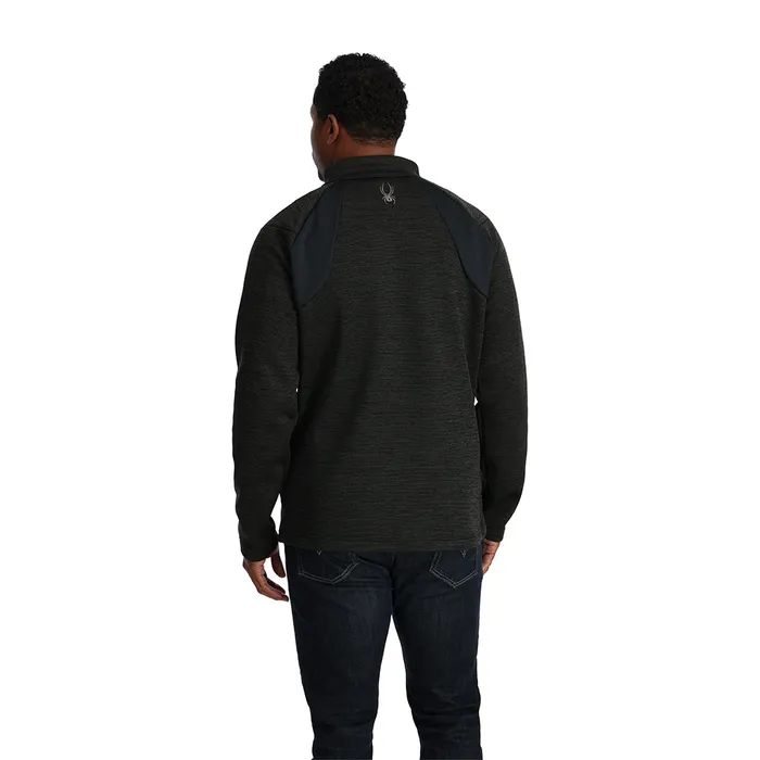 Mens Encore Full Zip 8211 Black Spyder Fleece