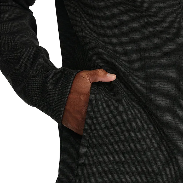 Mens Encore Full Zip 8211 Black Spyder Fleece