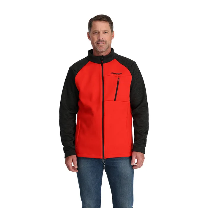 Mens Encore Full Zip 8211 Volcano Spyder Fleece