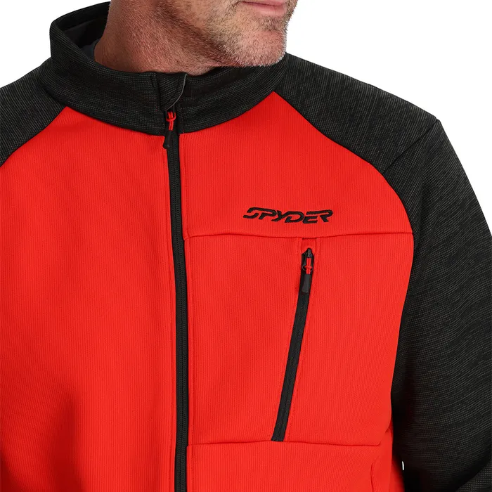 Mens Encore Full Zip 8211 Volcano Spyder Fleece