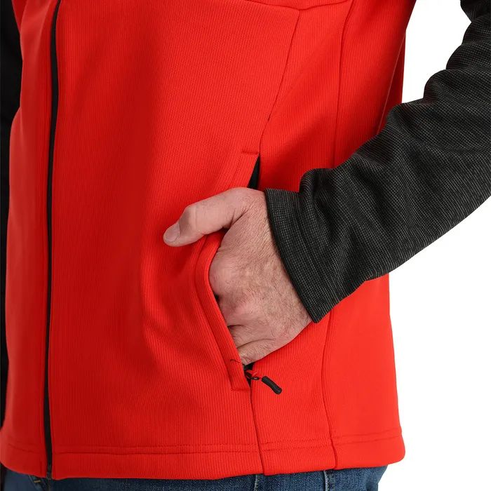 Mens Encore Full Zip 8211 Volcano Spyder Fleece