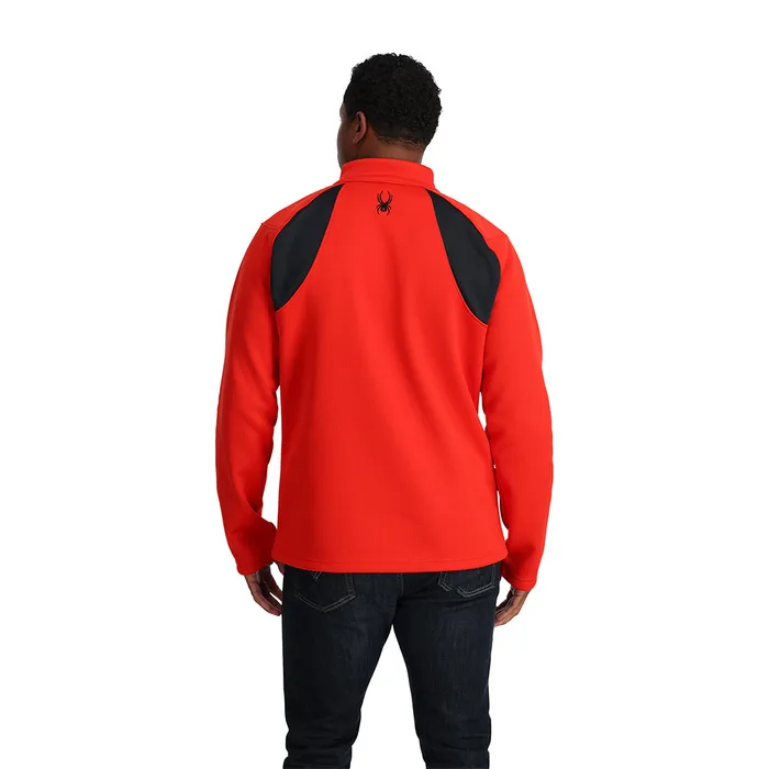 Mens Encore Half Zip 8211 Volcano Spyder Fleece