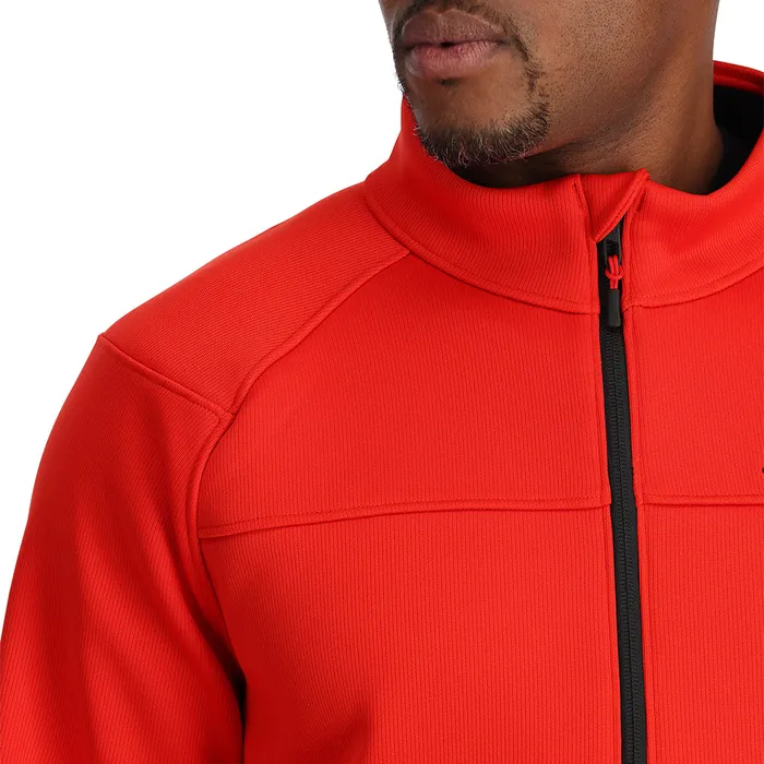 Mens Encore Half Zip 8211 Volcano Spyder Fleece