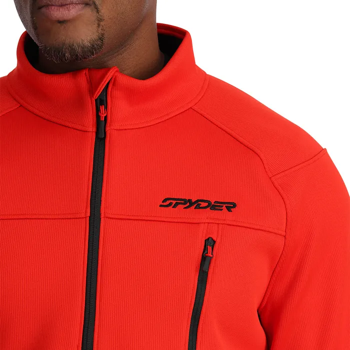 Mens Encore Half Zip 8211 Volcano Spyder Fleece