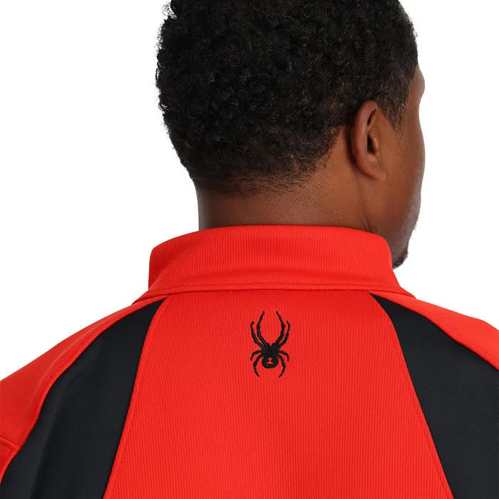 Mens Encore Half Zip 8211 Volcano Spyder Fleece
