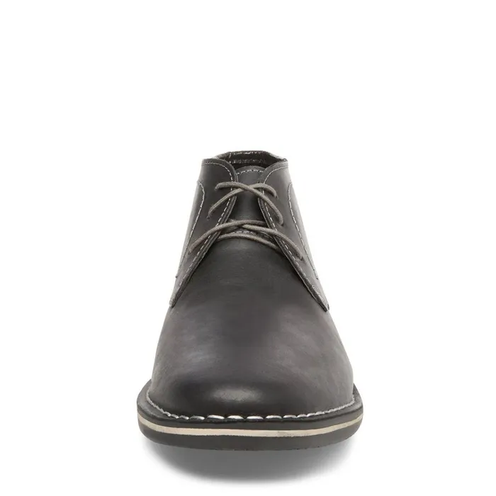 Mens Harken Black Leather Steve Madden Boots