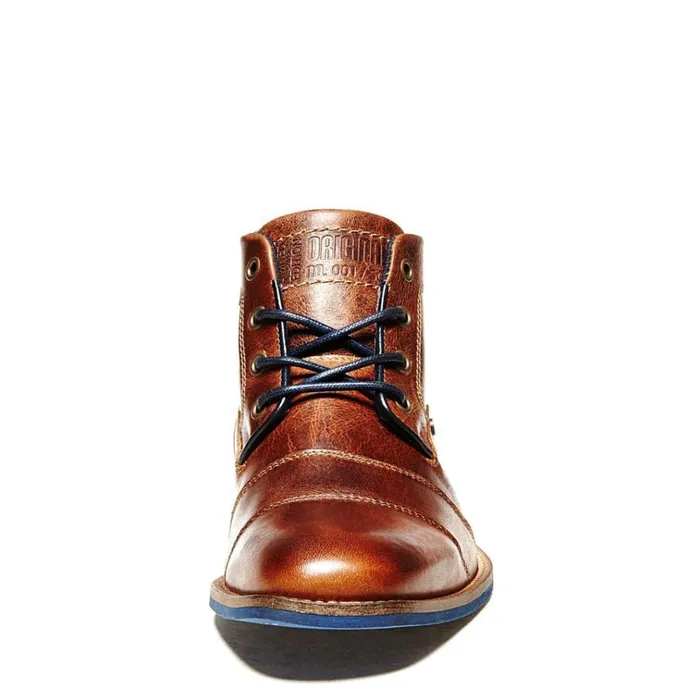 Mens Kramerr Tan Leather Steve Madden Boots