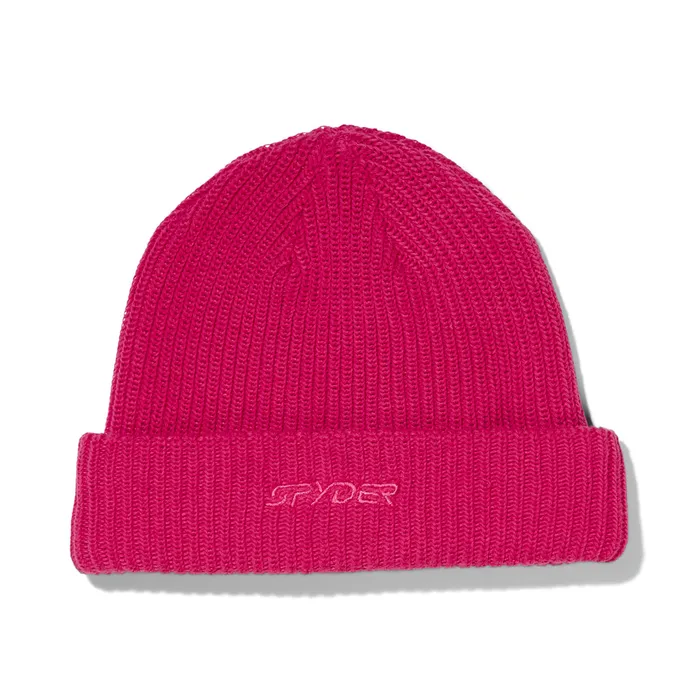 Mens Logan Beanie 8211 Pink Spyder Hats