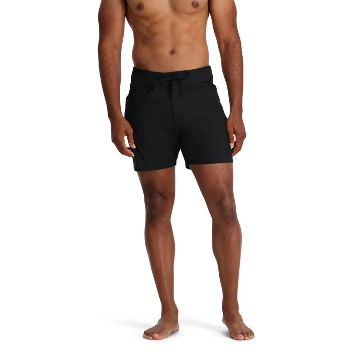 Mens Nolan Hybrid Short 8211 Black Spyder Shorts