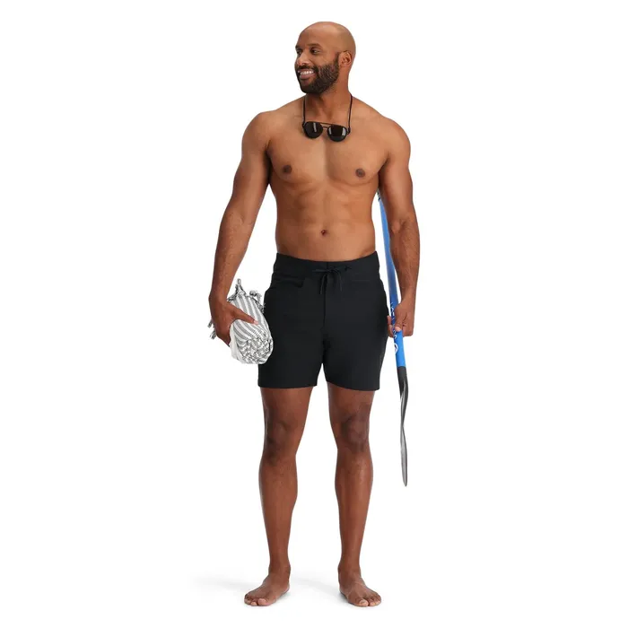 Mens Nolan Hybrid Short 8211 Black Spyder Shorts