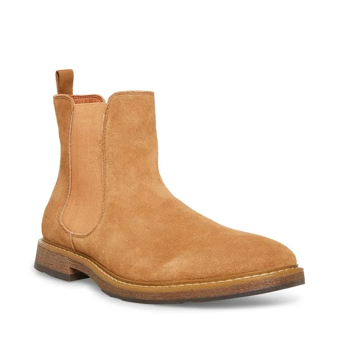 Mens Pedro Tan Suede Steve Madden Boots Mens Pedro Tan Suede Steve Madden Boots