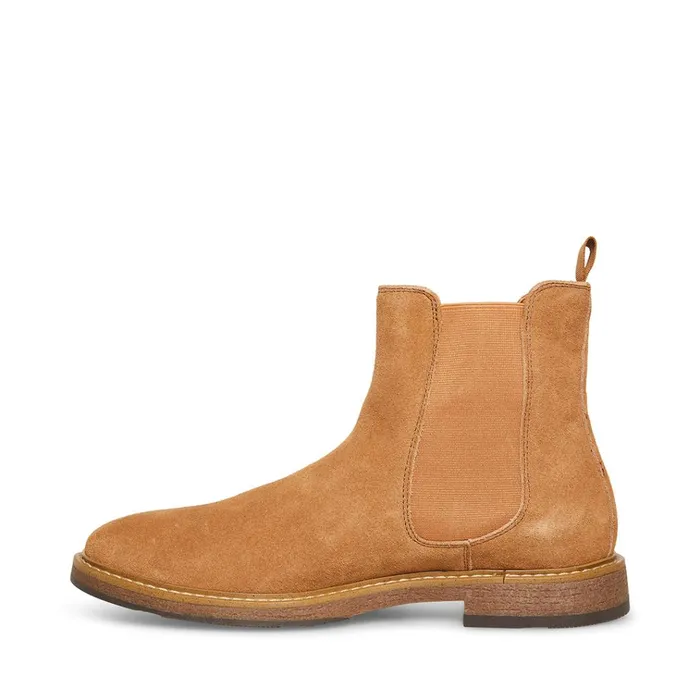 Mens Pedro Tan Suede Steve Madden Boots Mens Pedro Tan Suede Steve Madden Boots