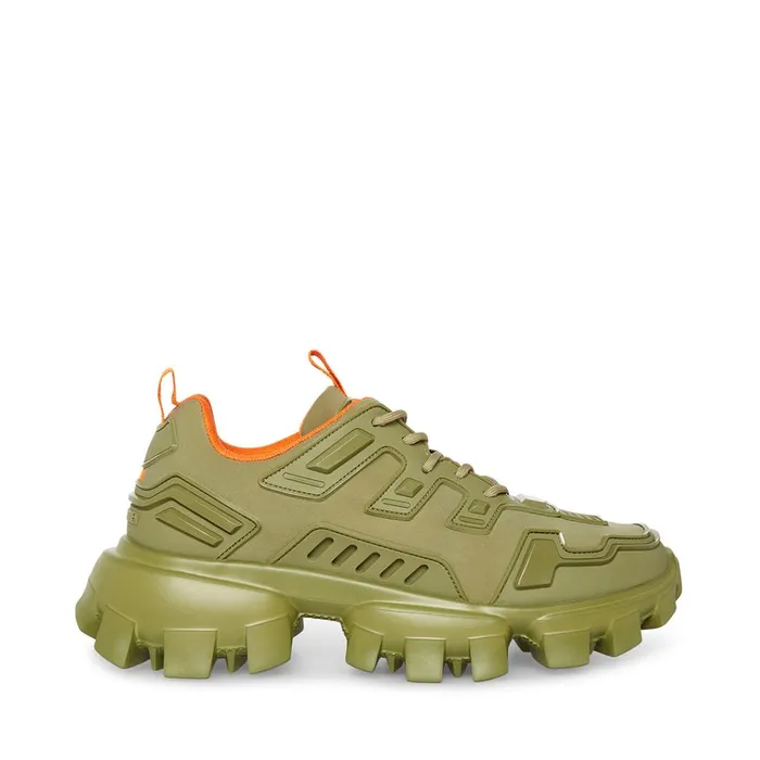 Mens Ponce Olive Multi Steve Madden Sneakers