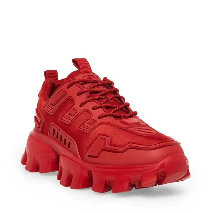Mens Ponce Red Steve Madden Sneakers