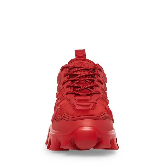 Mens Ponce Red Steve Madden Sneakers