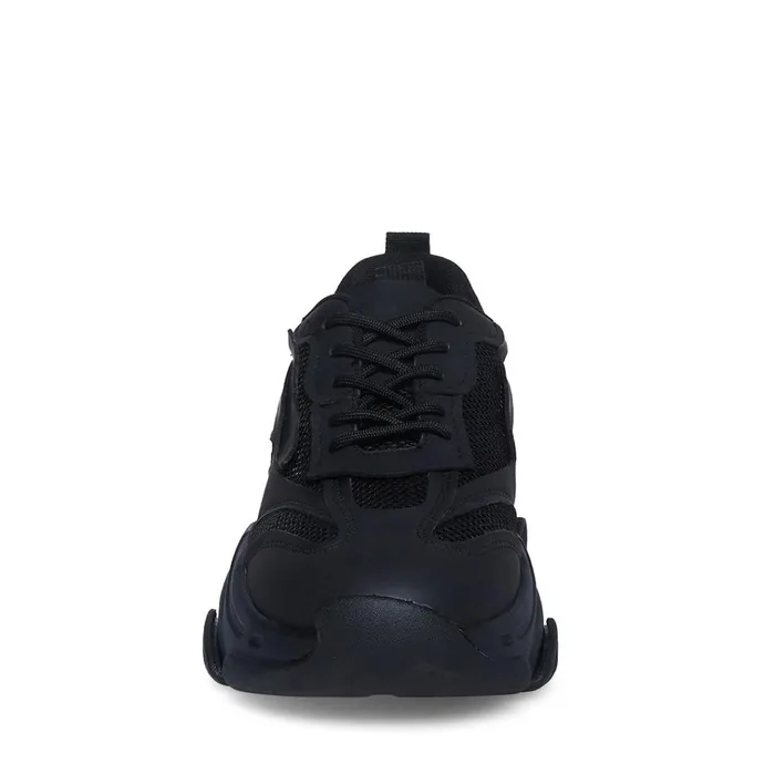 Mens Possess Black Steve Madden Sneakers