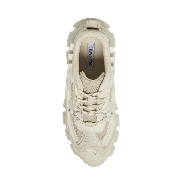 Mens Quantum Light Grey Steve Madden Sneakers