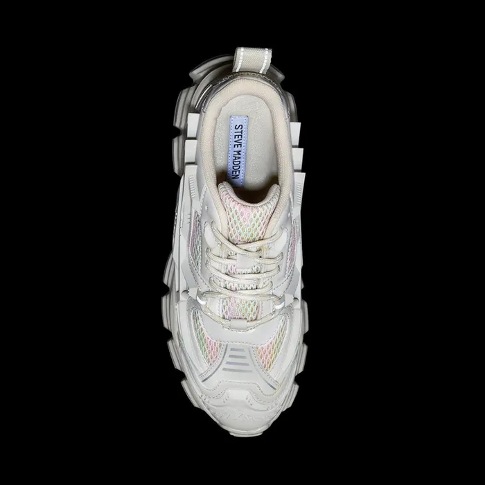Mens Quantum Light Grey Steve Madden Sneakers