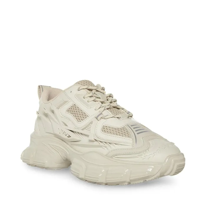 Mens Quantum Light Grey Steve Madden Sneakers