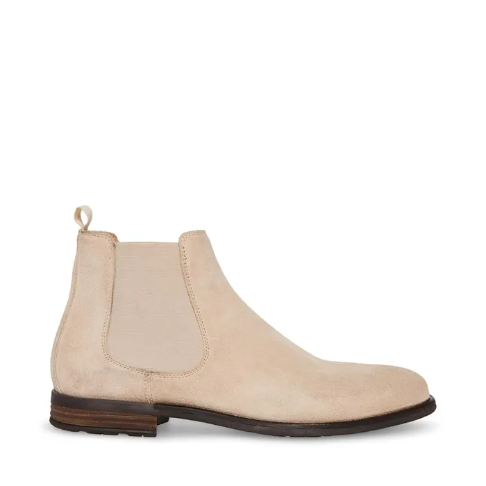 Mens Richard Sand Suede Steve Madden Boots