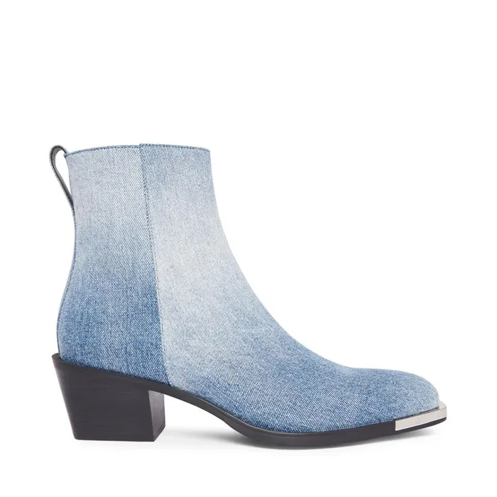 Mens Richie Denim Fabric Steve Madden Boots