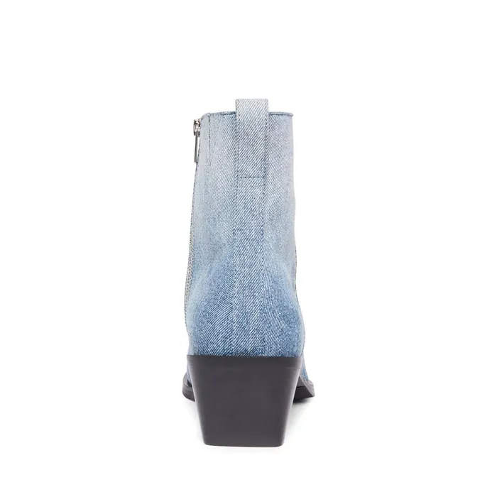 Mens Richie Denim Fabric Steve Madden Boots