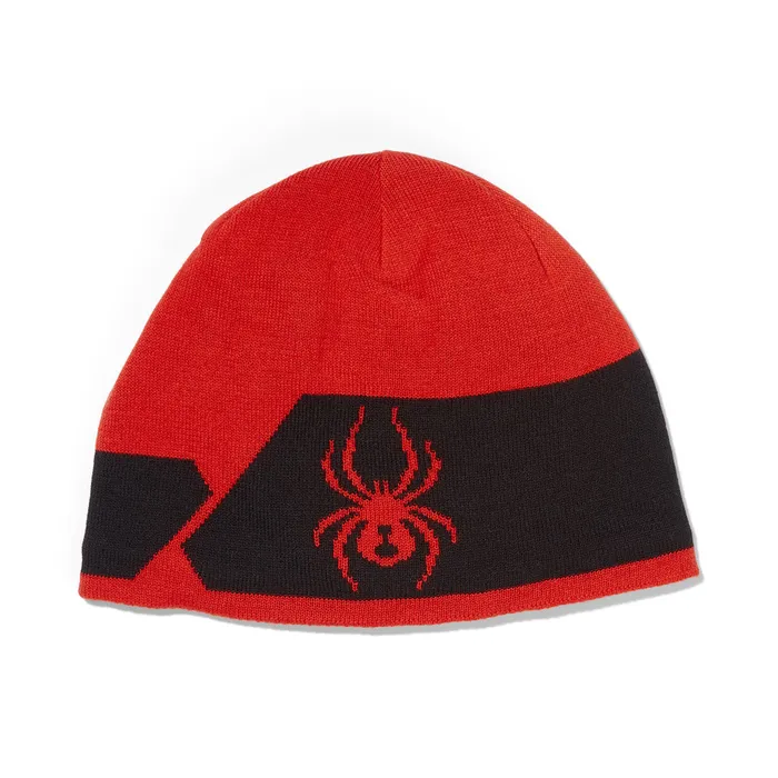 Mens Shelby Beanie 8211 Volcano Spyder Hats
