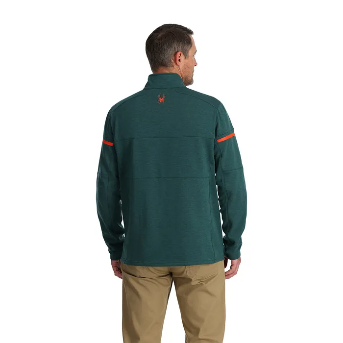 Mens Speed Fleece Full Zip 8211 Cypress Green Spyder Fleece