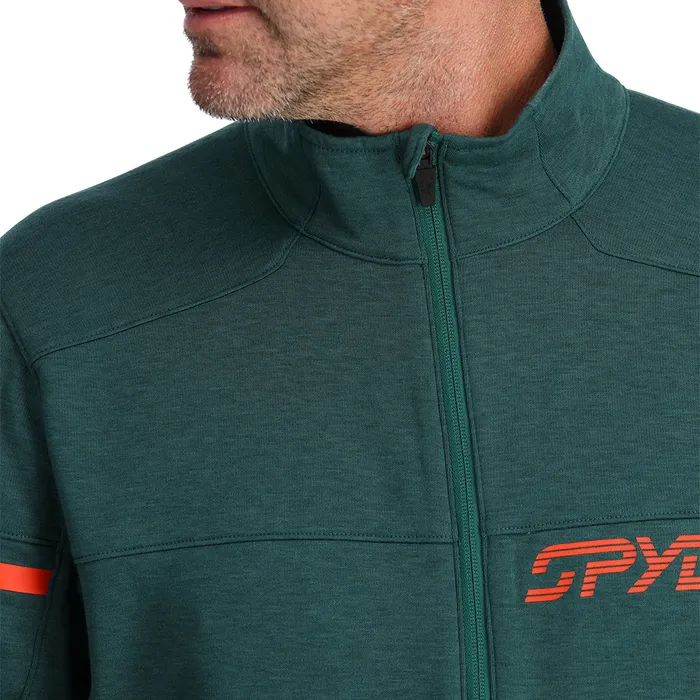 Mens Speed Fleece Full Zip 8211 Cypress Green Spyder Fleece