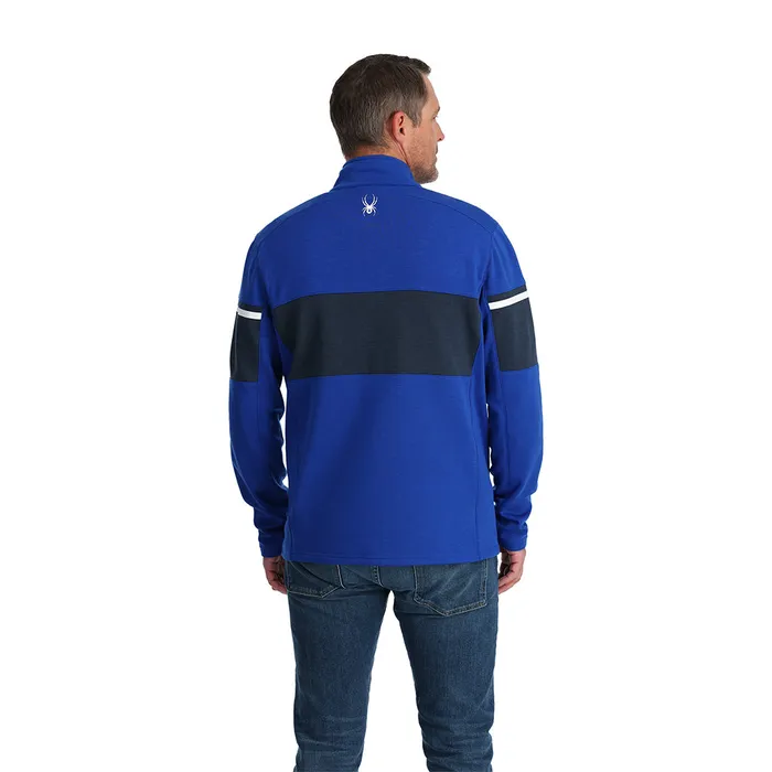 Mens Speed Fleece Full Zip 8211 Electric Blue Spyder Fleece