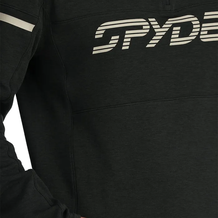 Mens Speed Fleece Half Zip 8211 Black Spyder Fleece