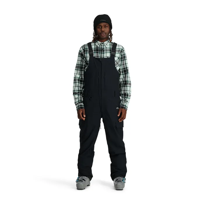 Mens Terrain Bib 8211 Black Spyder Pants